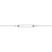 Load image into Gallery viewer, Engraved Silver Bar Chain Bracelet
