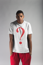 Load image into Gallery viewer, Red Question Mark Organic Cotton TEE
