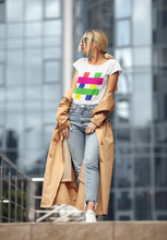 Load image into Gallery viewer, Multi-Colored Hashtag Organic Cotton Tee
