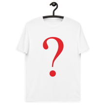 Load image into Gallery viewer, Red Question Mark Organic Cotton TEE
