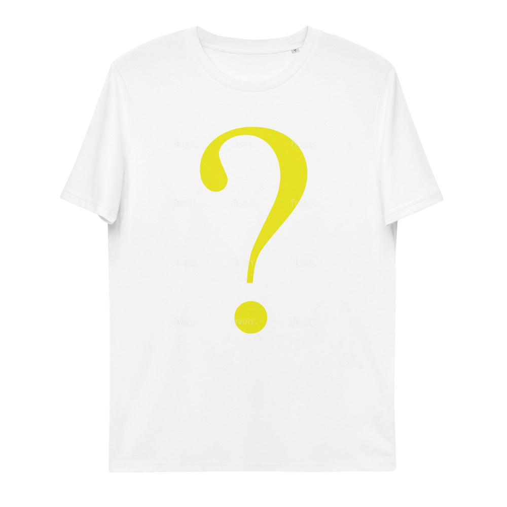 Yellow Question Mark-Organic Cotton TEE